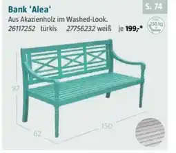 Bauhaus Bank 'Alea' Angebot