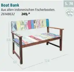 Bauhaus Boat Bank Angebot