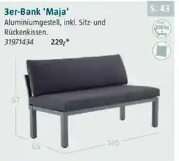 Bauhaus 3er-Bank 'Maja' Angebot