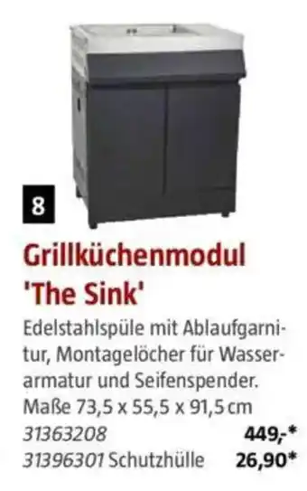 Bauhaus Grillküchenmodul 'The Sink' Angebot