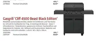 Bauhaus Gasgrill 'Cliff 4500 Beast Black Edition' Angebot