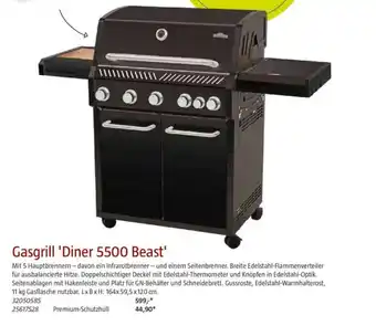 Bauhaus Gasgrill 'Diner 5500 Beast' Angebot