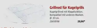 Bauhaus Grillrost für Kugelgrills Angebot