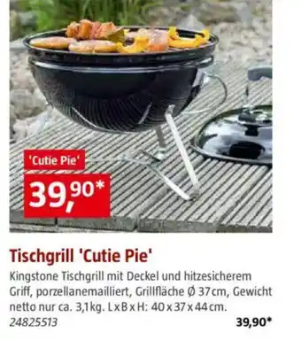 Bauhaus Tischgrill 'Cutie Pie' Angebot