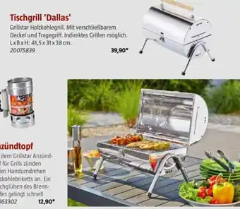 Bauhaus Tischgrill 'Dallas' Angebot