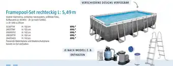 Bauhaus Framepool-Set rechteckig L: 5,49 m Angebot