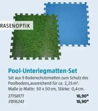 Bauhaus Pool-Unterlegmatten-Set Angebot