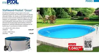 Bauhaus myPOOL Stahlwand-Poolset 'Ocean' Angebot