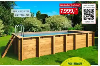 Bauhaus myPOOL Holz-Poolset 'Pool'n Box' Angebot