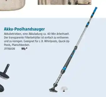 Bauhaus Akku-Poolhandsauger Angebot