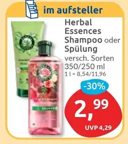 Budni Herbal Essences Shampoo oder Spülung Angebot