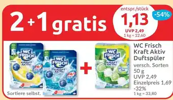 Budni WC Frisch Kraft Aktiv Duftspüler Angebot