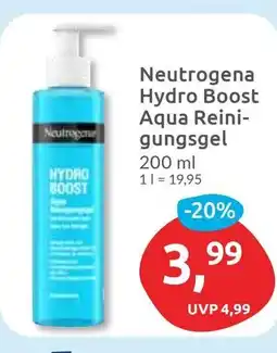 Budni Neutrogena Hydro Boost Aqua Reinigungsgel Angebot