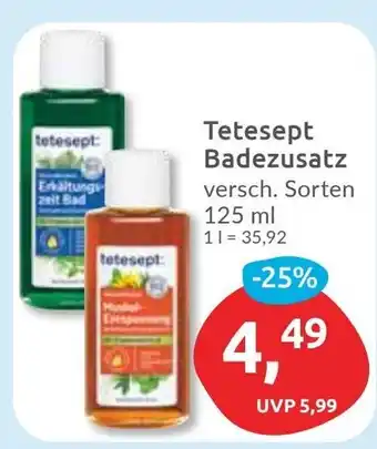 Budni Tetesept Badezusatz Angebot