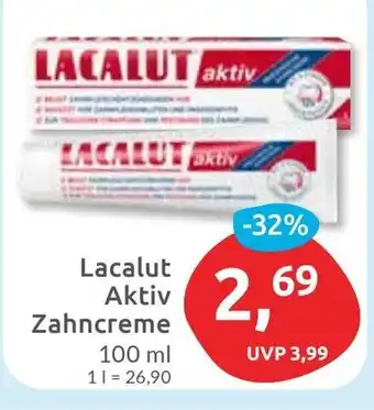 Budni Lacalut Aktiv Zahncreme Angebot