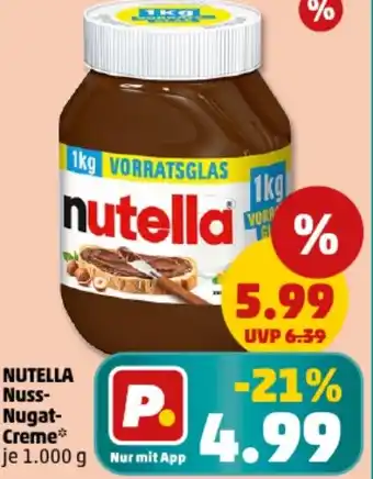 PENNY NUTELLA Nuss- Nugat- Creme Angebot