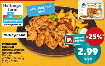 PENNY MÜHLENHOF REGIONAL Frisches Schweine- Geschnetzeltes Angebot