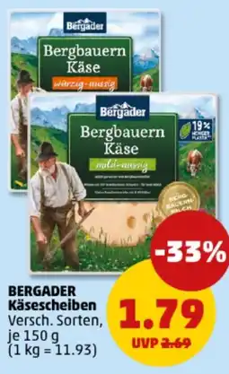 PENNY BERGADER Käsescheiben Angebot