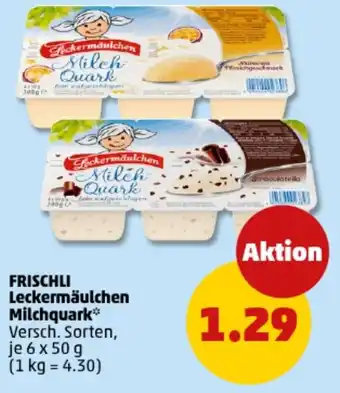 PENNY FRISCHLI Leckermäulchen Milchquark Angebot