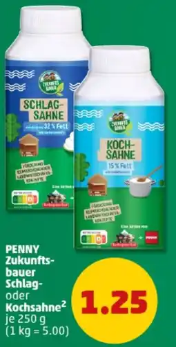 PENNY PENNY Zukunfts- bauer Schlag- oder Kochsahne Angebot