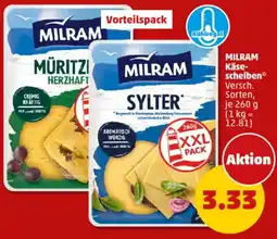 PENNY MILRAM Käse- scheiben Angebot