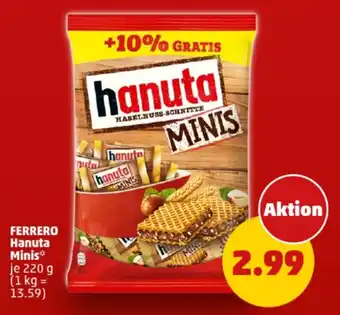 PENNY FERRERO Hanuta Minis Angebot