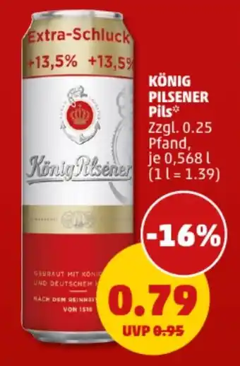 PENNY KÖNIG PILSENER Pils Angebot