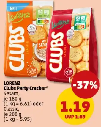 PENNY LORENZ Clubs Party Cracker Angebot