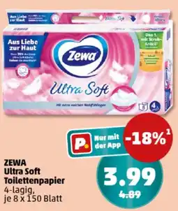 PENNY ZEWA Ultra Soft Toilettenpapier Angebot