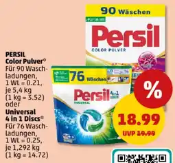 PENNY PERSIL Color Pulver oder Universal 4 in 1 Discs Angebot