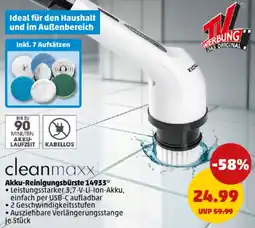 PENNY cleanmaxx Akku-Reinigungsbürste 14933 Angebot