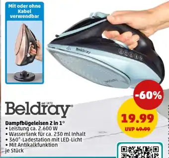 PENNY Beldray Dampfbügeleisen 2 in 1 Angebot