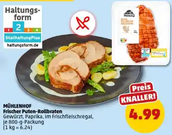 PENNY MÜHLENHOF Frischer Puten-Rollbraten Angebot