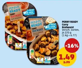 PENNY PENNY READY Curry Bratwurst Angebot