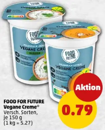 PENNY FOOD FOR FUTURE Vegane Creme Angebot