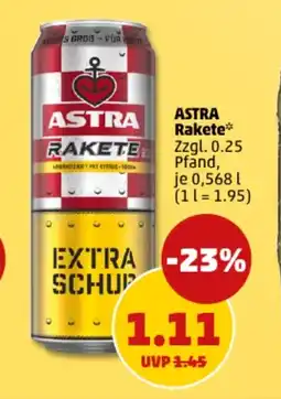 PENNY ASTRA Rakete Angebot