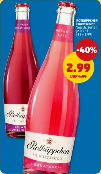 PENNY ROTKÄPPCHEN Fruchtsecco Angebot