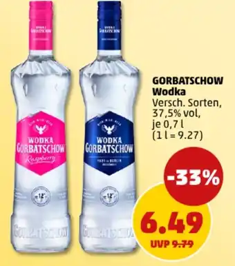 PENNY GORBATSCHOW Wodka Angebot