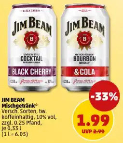 PENNY JIM BEAM Mischgetränk Angebot