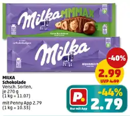 PENNY MILKA Schokolade Angebot