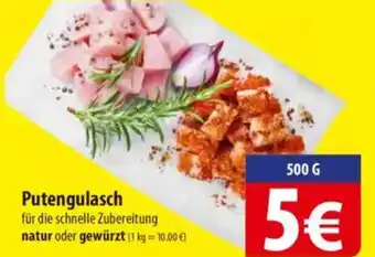 Famila Nord Ost Putengulasch natur oder gewürzt Angebot