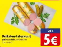 Famila Nord Ost Delikatess-Leberwurst grob oder fein, im Golddarm Angebot