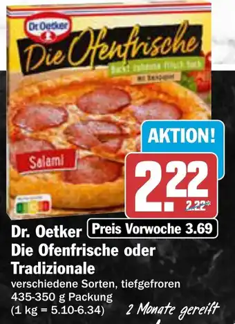 AEZ Dr. Oetker Die Ofenfrische oder Tradizionale Angebot