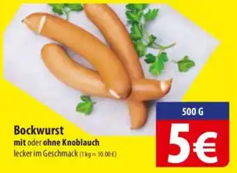 Famila Nord Ost Bockwurst mit oder ohne Knoblauch Angebot