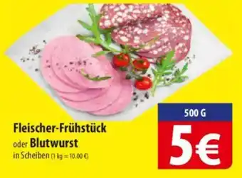 Famila Nord Ost Fleischer-Frühstück oder Blutwurst in Scheiben Angebot