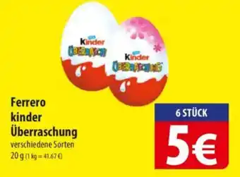 Famila Nord Ost Ferrero kinder Überraschung Angebot