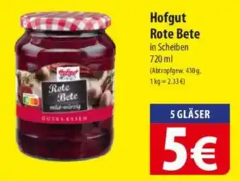 Famila Nord Ost Hofgut Rote Bete Angebot