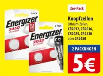 Famila Nord Ost Energizer KnopfzellenCR2430 oder CR2450 Angebot