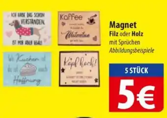 Famila Nord Ost Magnet Filz oder Holz Angebot