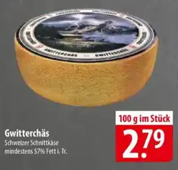 Famila Nord Ost Gwitterchäs Schweizer Schnittkäse Angebot